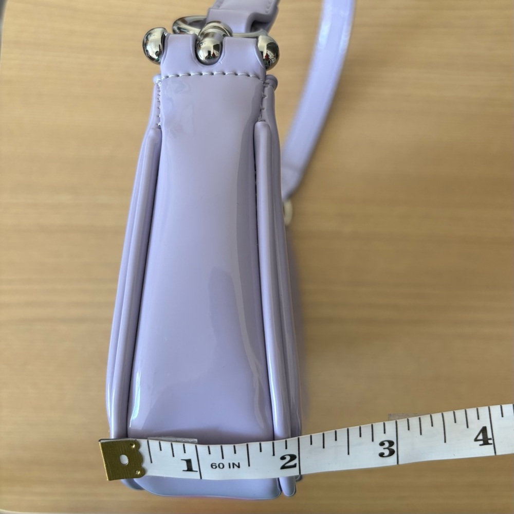 Urban Outfitters Purple Vegan Leather Shoulder Bag Handbag Purse - Picture 5 of 16